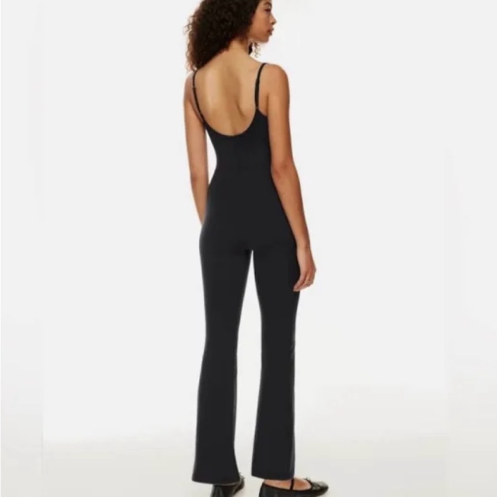 Wilfred Black Strapless flared Jumpsuit